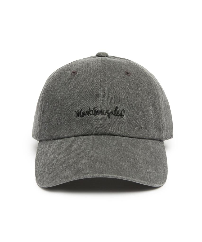 Mark Gonzales Базовая бейсболка с вымытым эффектом и логотипом - Угольный
