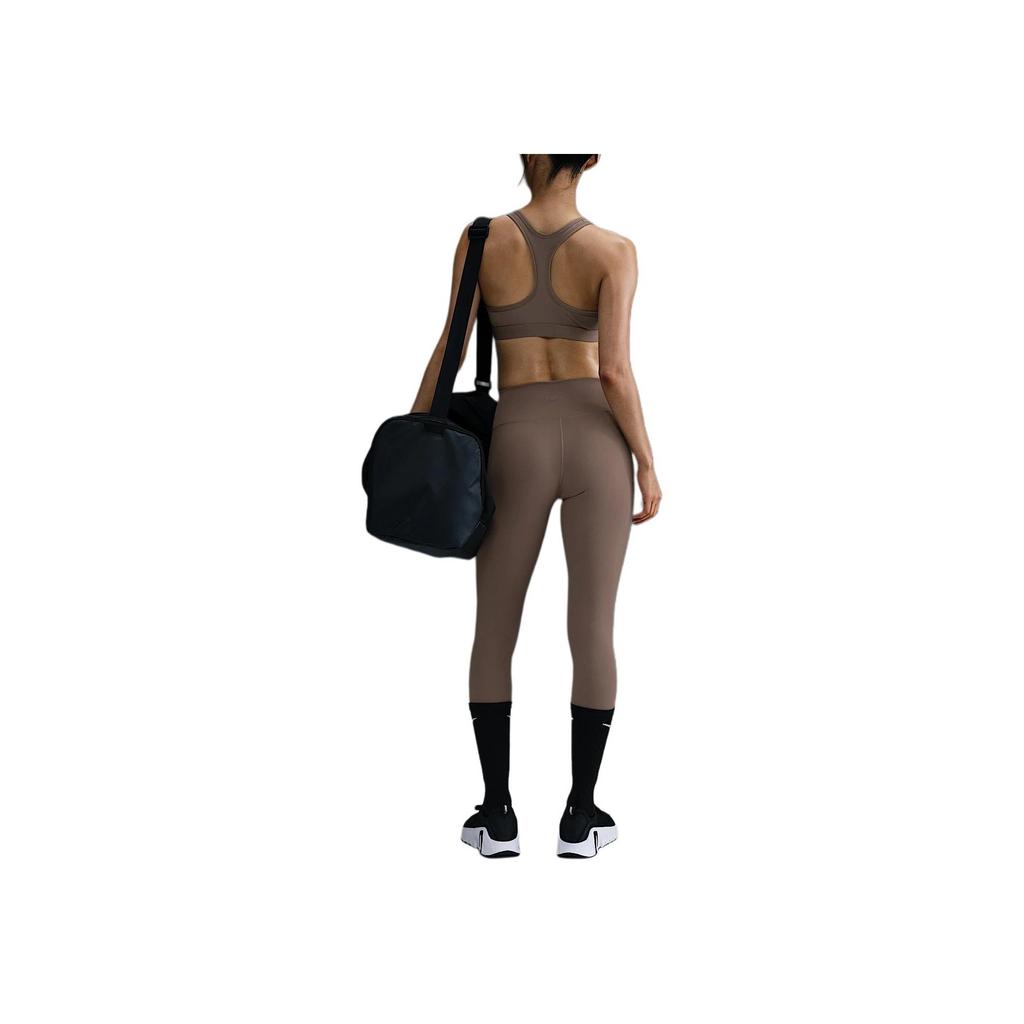 Nike Dri-Fit One Высокой Талии Быстросохнущие Леггинсы Женские Леггинсы Норка-Коричневый Черный HJ9196-233