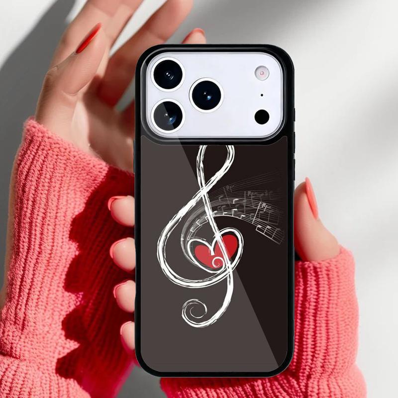 Музыкальные ноты Классическая музыка Искусство Чехол для телефона для iPhone 17 Air 16e 15 14 13 Pro Max Задняя крышка для 12 11 Pro Coque