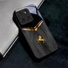 Черный Стеклянный Чехол Для Телефона 'Золотой Жеребец' Для Motorola Moto Edge 70 60 Fusion 50 Ultra 40 Neo 30 Pro 20Lite 60s 50Neo Черная Крышка