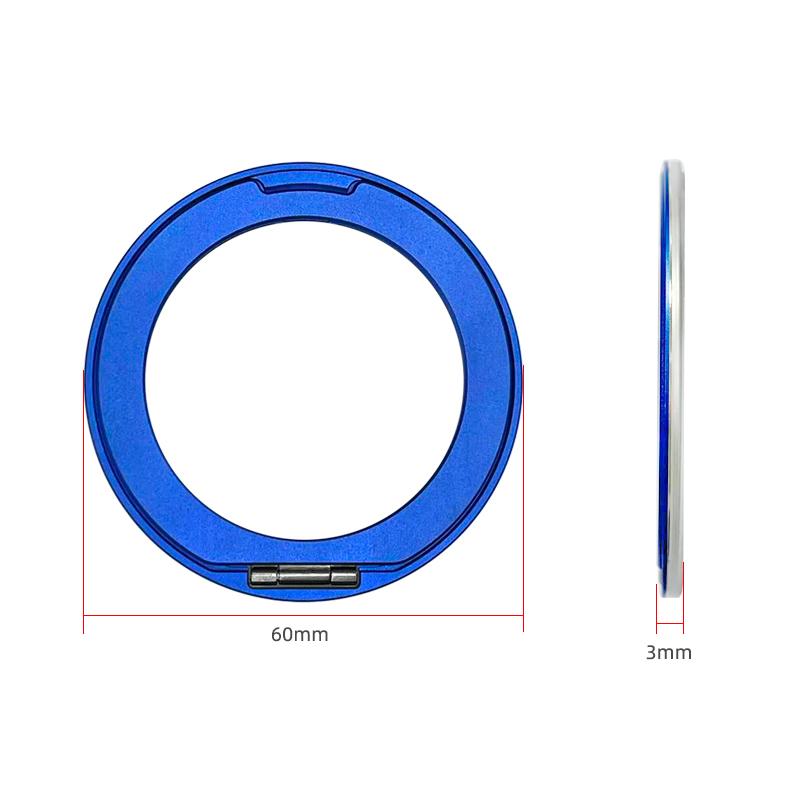 Magnetic Ring Holder Stand for Magsafe Iphone 17 Pro Max 17E 16E 16 Plus 15 14 13 12 11 Xs Mag Safe 360 Degree Rotating Bracket Phone Case Accessories