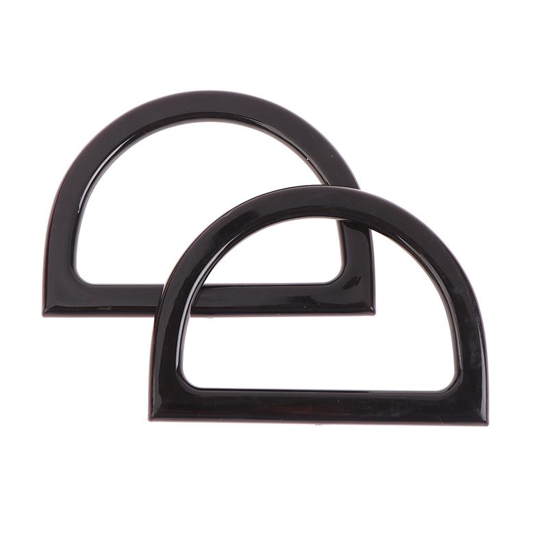 1 пара круглых D-образных ручек для сумки, металлическое кольцо, сменные ручки для сумки, кошелек «сделай сам», аксессуары ручной работы для багажа