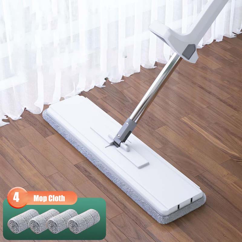 Плоская швабра без рук. Швабра для очистки и мытья полов. Артефактная швабра для ленивых. Бытовая швабра для влажной и сухой уборки. Швабры для мытья полов. Инструменты для уборки дома.