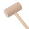 1 Pcs Leather Wooden Hammer Toy Crab Lobster Mallet Beating Gavel For Kid