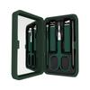 High-Grade Stainless Steel 5-in-1 Portable Durable Nail Clipper Set Luxurious Pedicure Tool Box for Men Women Cut Nails Special