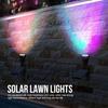 Waterproof 2pcs 7LED Solar Lawn Lights Spotlights Outdoor Garden Yard Landscape Spike Light