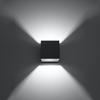 Quad 1 anthracite wall lamp
