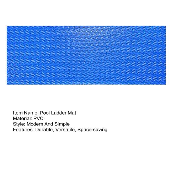 Pool Ladder Mat Non-Slip Step Mat Rubber Safety Pad Swimming Pool Ladder Stairs Protector Pool Liner Cushion