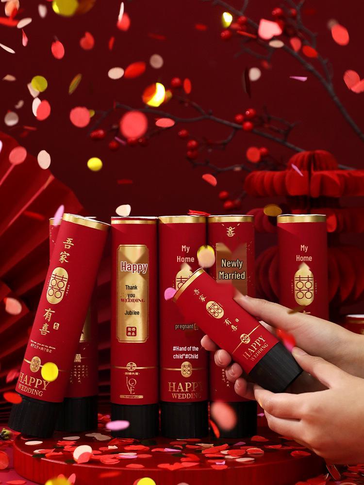 Набор свадебной конфетти-пушки: Всплывающая игра и фотореквизит