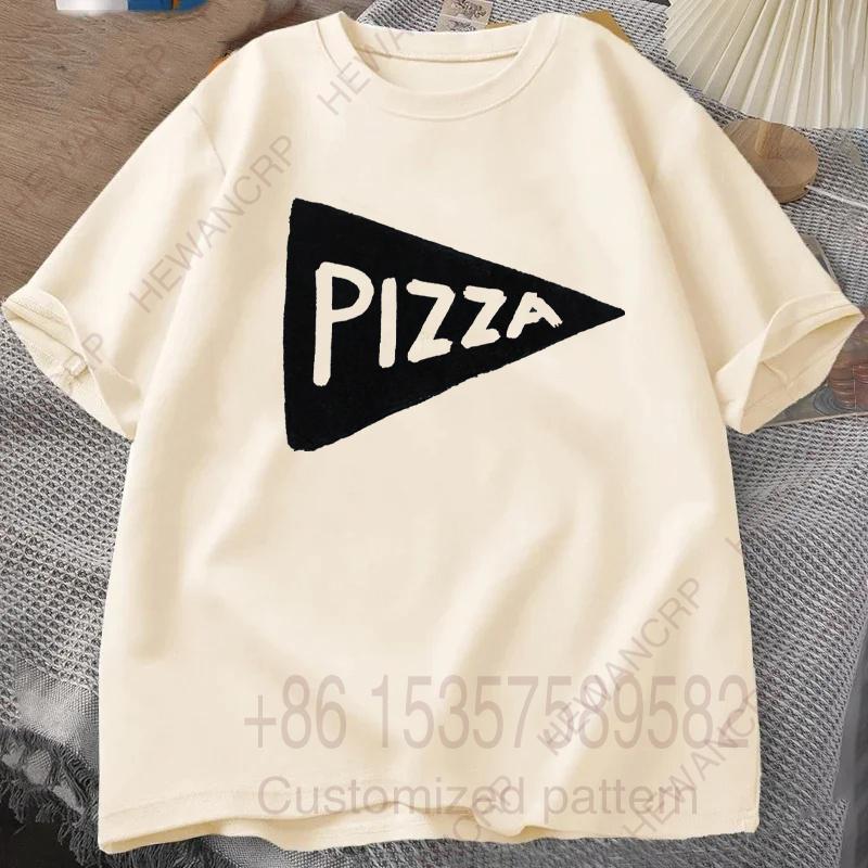 Mens Tracksuit Tshirt Funny Pizza Printed Round Neck Short Sleeves Casual Cotton Pullover Sweatwicking Breathable Sportswear