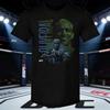 Летняя футболка UFC 2026 Чарльз Оливейра Боевая Графика Женская Спортивная Хлопковая С Коротким Рукавом Свободная Повседневная Футболка для Фитнеса Унисекс