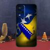 Чехол с флагом Боснии для OPPO A58 A78 A98 A15 A16 A17 A76 A96 A77 A52 A72 A5 A9 A79 A94 A74 A57S A53S A54S