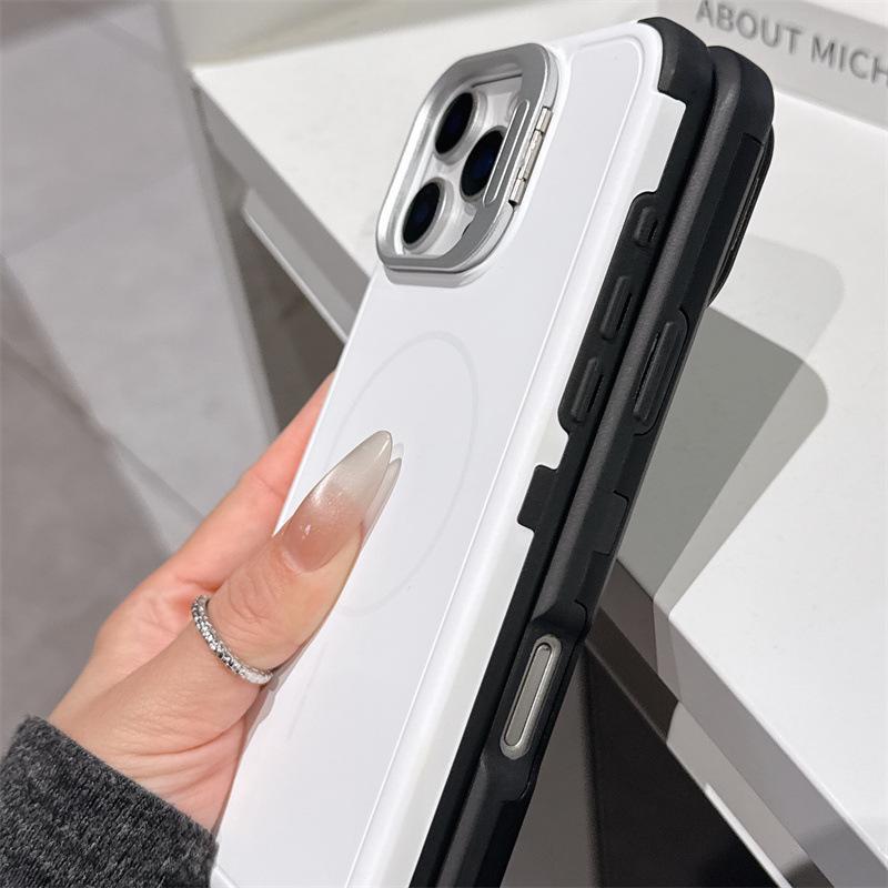 Магнитный держатель для линз чехол для iPhone 17 Pro Max, противоударный, совместим с Apple 17/16/15/14/13