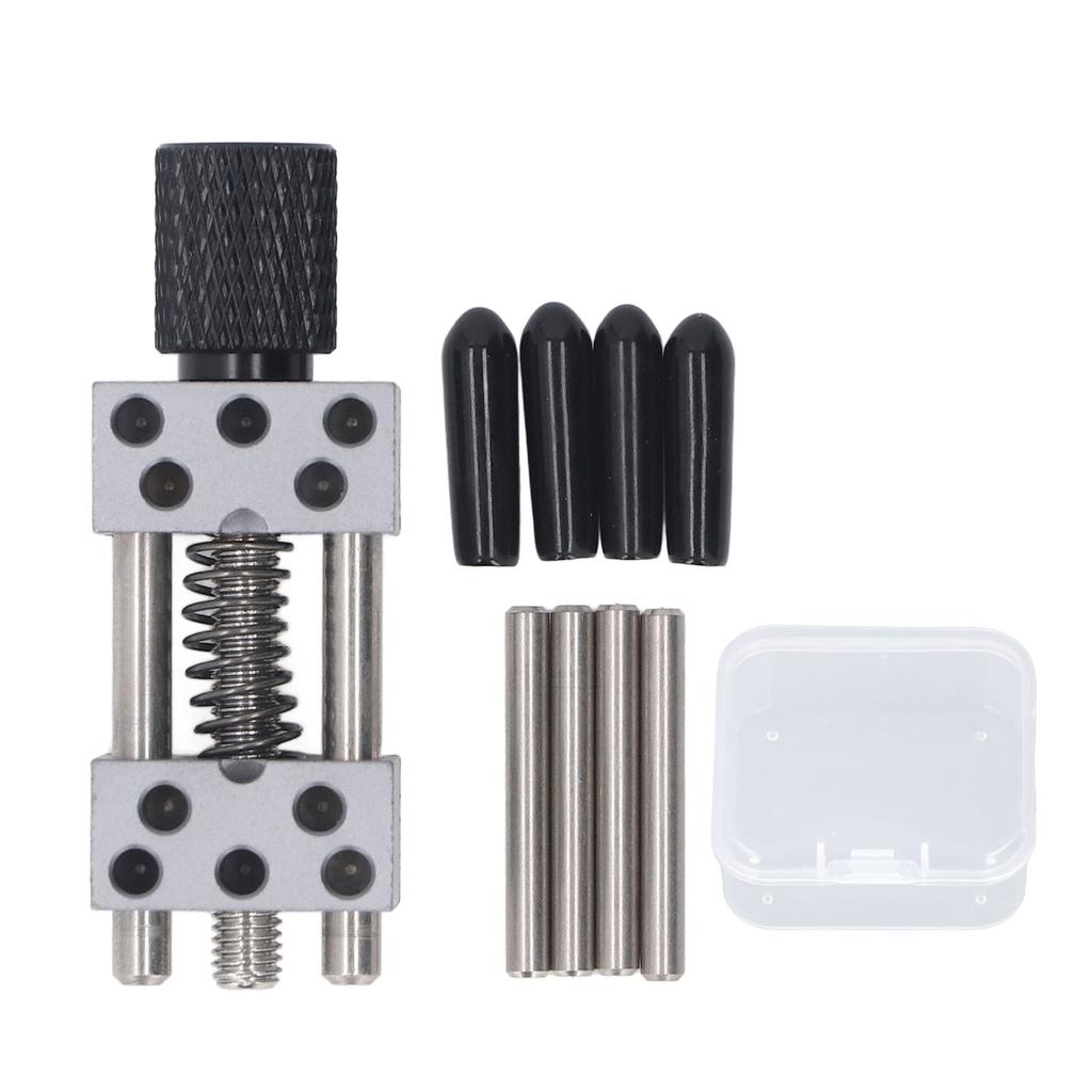 Мини-тиски, зажим высокой точности, регулируемый, максимальный диаметр зажима 3 см, металл, удобный для изготовления ювелирных изделий