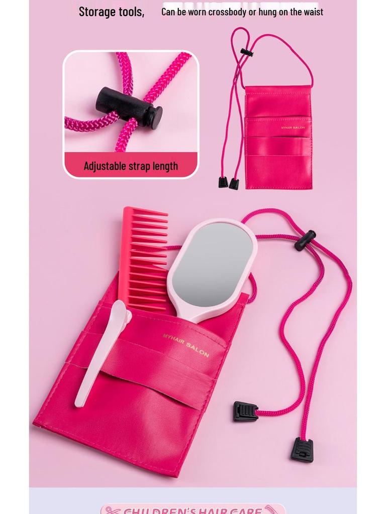 Children's Hair Salon Playset: Hairdryer, Wash & Cut Accessories for Kids