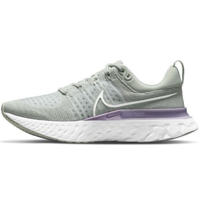 React Infinity Run Flyknit 2 Light Silver Lilac Женские кроссовки Grey Infinite-Lilac Barely-Green CT2423-005