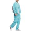 adidas Originals X Kr Op Collab SS24 Однотонная куртка на молнии с длинными рукавами Мужская верхняя одежда Бирюзовый IZ4919