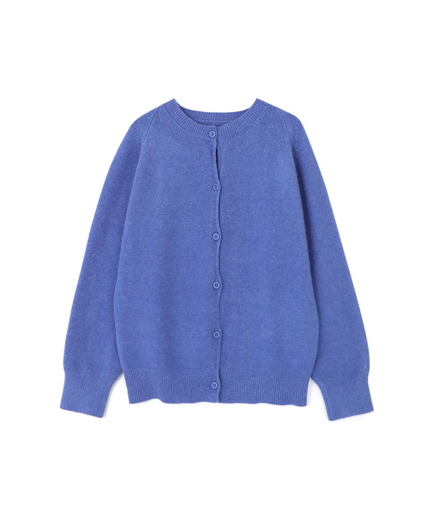 Vascara Круглый вырез Пуговицы Вязаный Кардиган (4Colors)