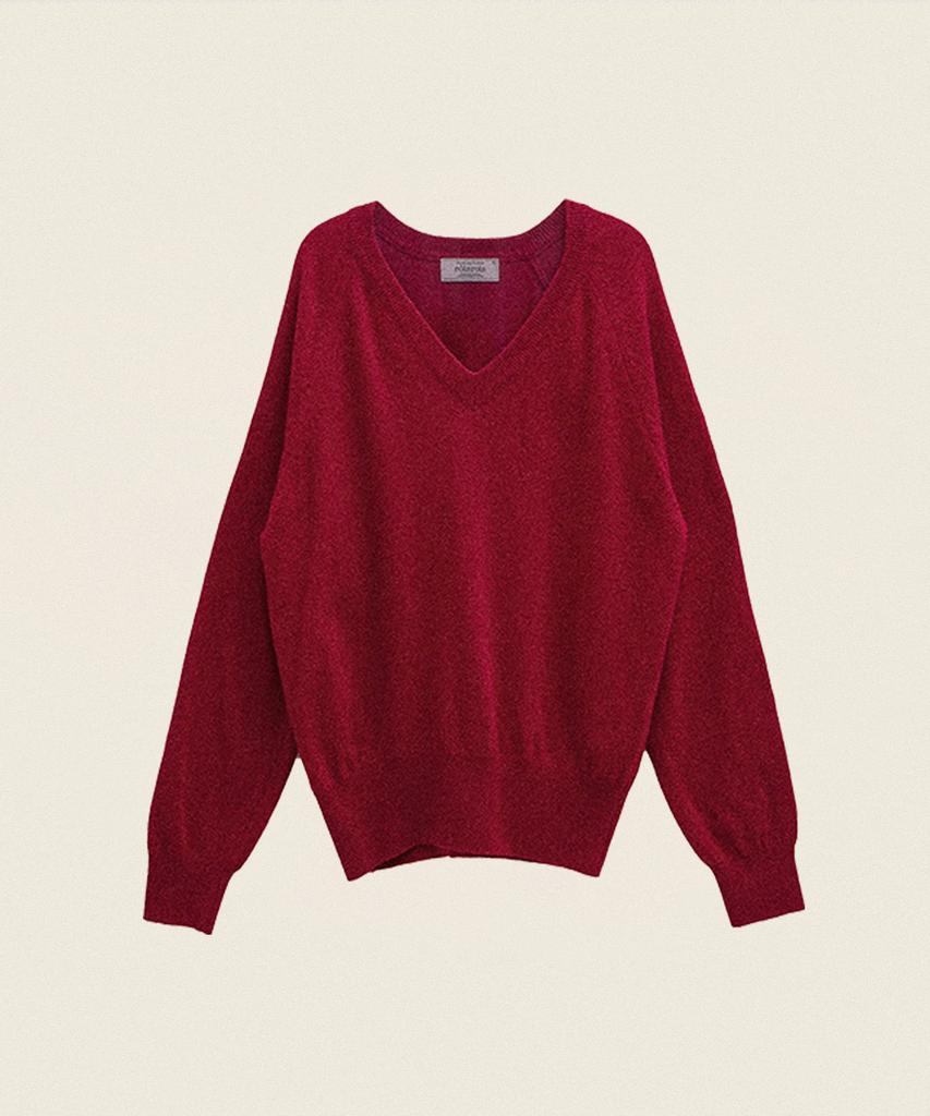 ROLAROLA Rola V Neck Knit Red