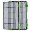 KUWAN Lure Large Capacity Fishing Tackle Storage Saltwater Freshwater Fishing Storage Tackle Set of 2 Case, Case, Fishing, Box, Box,