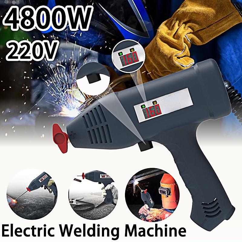 Автоматический сварочный аппарат 4800 Вт 220 В, ручной сварочный аппарат, портативный электродуговый автоматический цифровой интеллектуальный сварочный аппарат