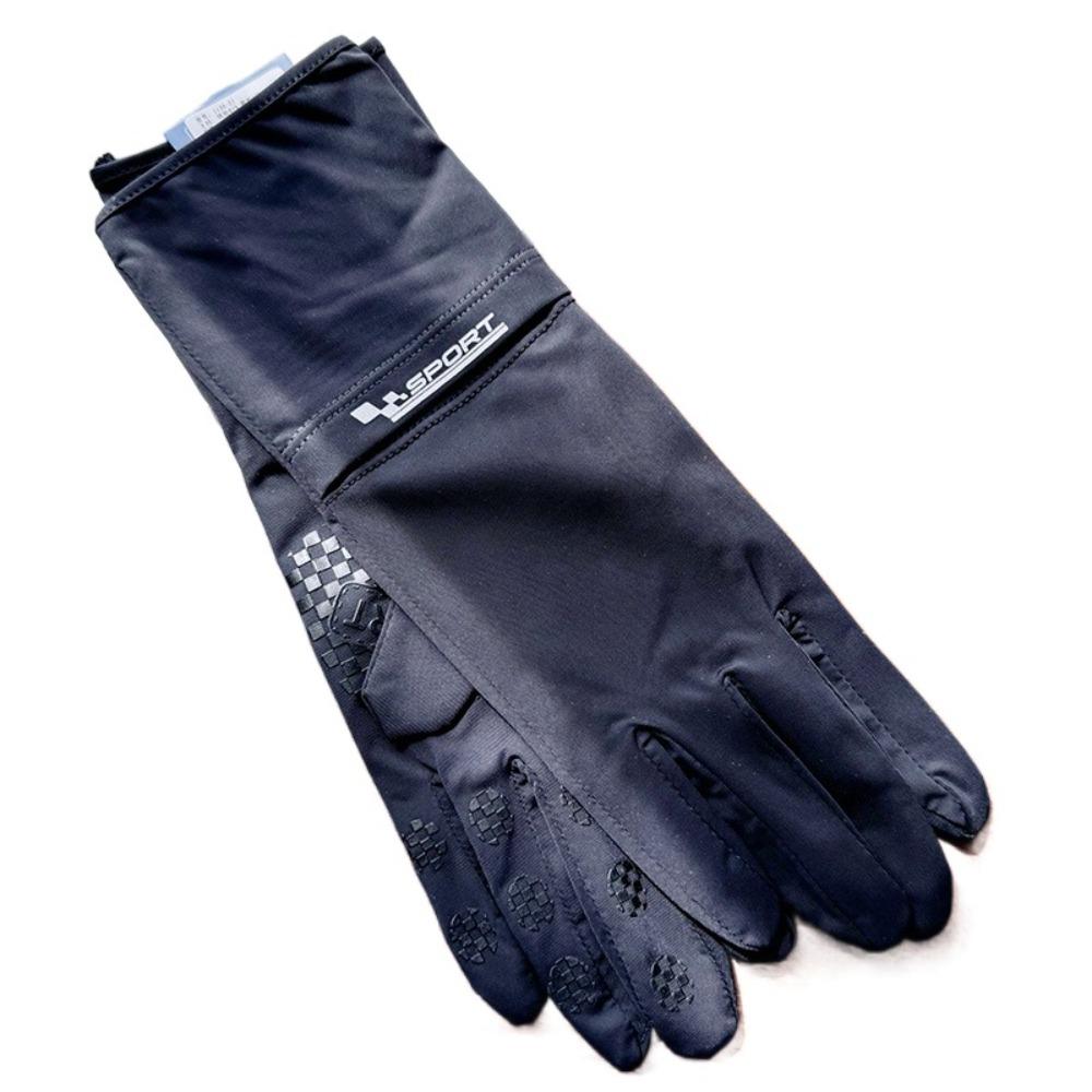 Ice Silk Sun Protection Riding Gloves Breathable Summer Driving Mittens  Woman