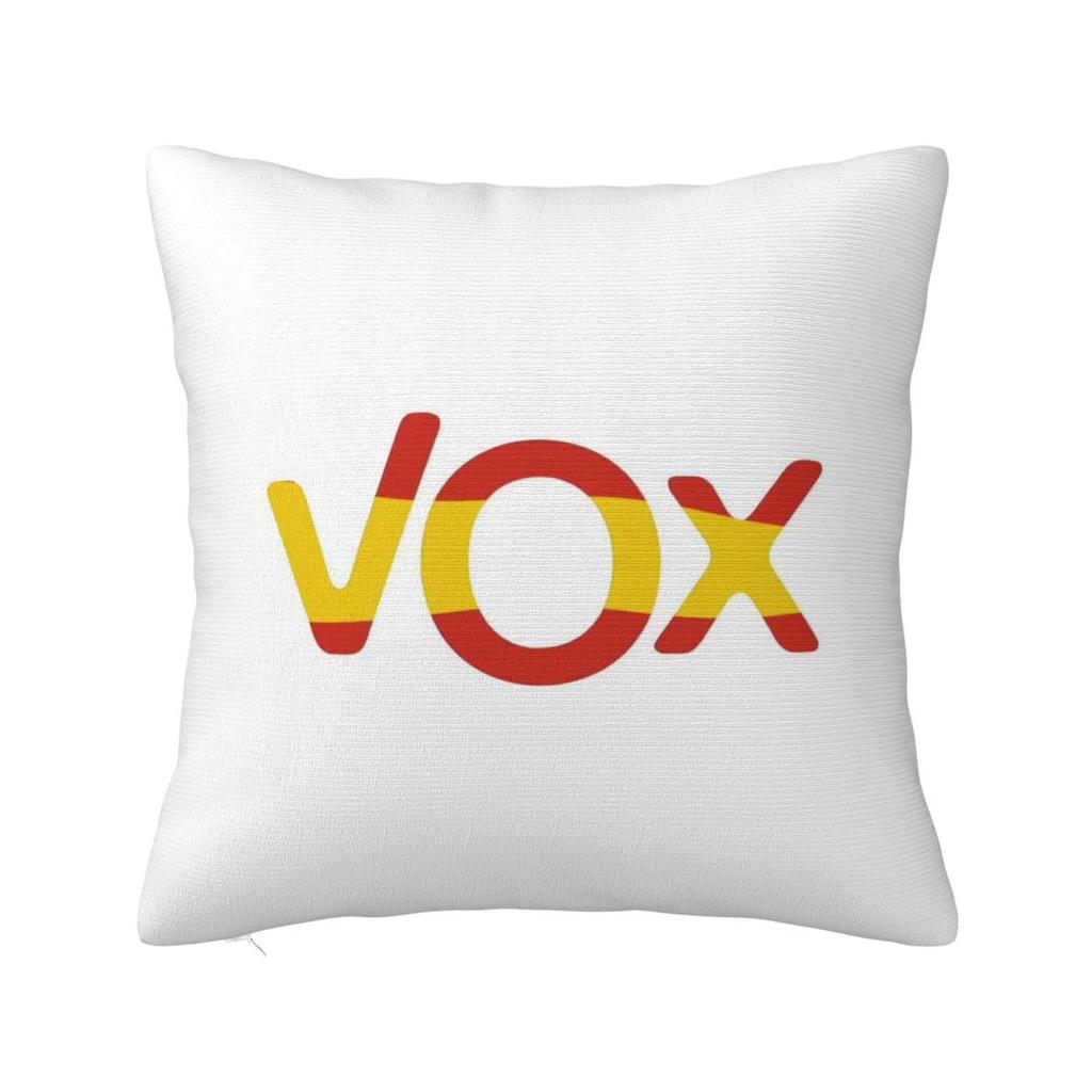 Espana Vox Logo Spain Political Party Spanish Square Pillowcase Cushion Cover Pillow Case Throw Pillow Cover for Home Sofa