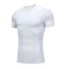 Short Sweat Quick Muscle Inner Moisture Quick Round Compression [M-Sing] T-shirt, Innerwear, Sleeves, Top, Sports, Stretch, Absorbing, Drying,