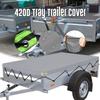 Брезент для автомобиля 420D Оксфорд Чехол для прицепа Пылезащитный брезент для прицепа Транспортировка автомобилей