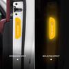 D5Car Sticker 4PCS Night Reflective Car Door Safety Warning Stickers Anti-Collision Wearproof Warning Marks For Mercedes Benz CLA