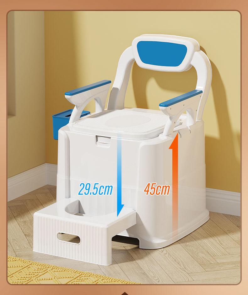 Portable Adult & Elderly Deodorant Toilet Stool for Home