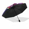1pc Outdoor Umbrella with Anime Characters - Automatic Opening/Closing, Portable 3-Fold Design, 8-Rib Iron Frame, Perfect Gift for Fans, Traveler