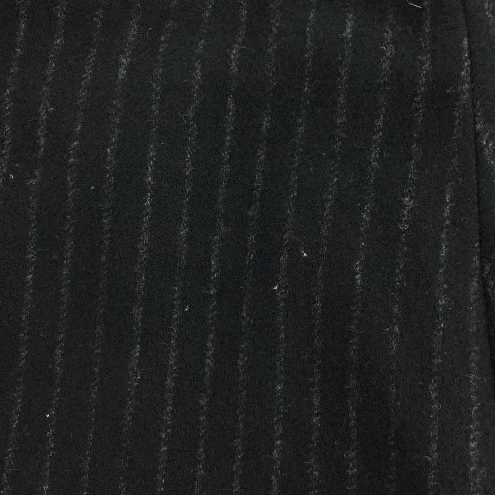 INCOTEX Striped Pattern Wool pants 42 black Center press Men's Used