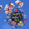 Metal Art Windmill Outdoor Garden Decor Floral Wind Spinner Mother Day Gift for Home Yard Patio Dynamic 2D Wind Chime Decoration