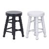1:12 Scale Dollhouse Stool Chair Wooden Handcrafted Scene Ornament Model Miniature Round Stool Chair