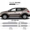 Nissan MURANO II Z51 - Chrome Side Door Trim Strips