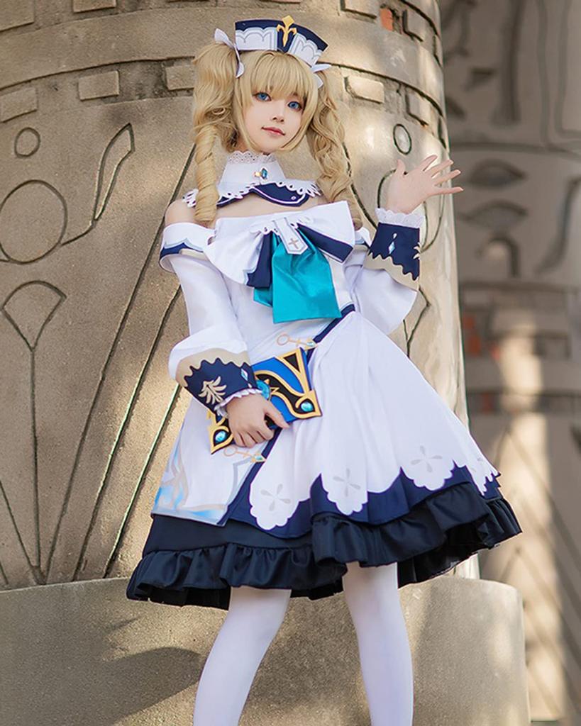 [Milky Time] Косплей костюм на Хэллоуин для женщин по аниме-игре Genshin Impact (Барбара, М)