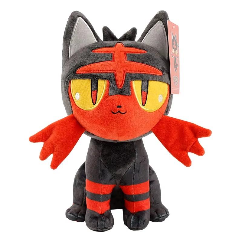 Litten Plush Torracat Stuffed Doll Adorably Animal Toys Hobbies Kawaii Anime Periphery Present Xmas Gift for Kids