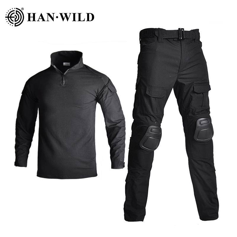 Plus-Size Tactical Camouflage Long-Sleeve Frog Suit Set (No Protective Gear)