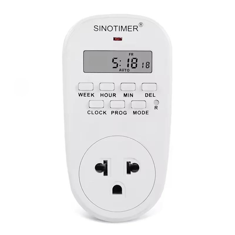 BR EU UK TH Israel Plug-in Timer Switch 7-Day Cycle Programmable Digital Display Time Relay Timer Plug Socket Timers Control3