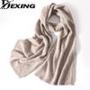 New 100% Cashmere Women's Knitted Scarf Autumn Soft Solid Scarf Winter Warm Solid Men's Scarf
