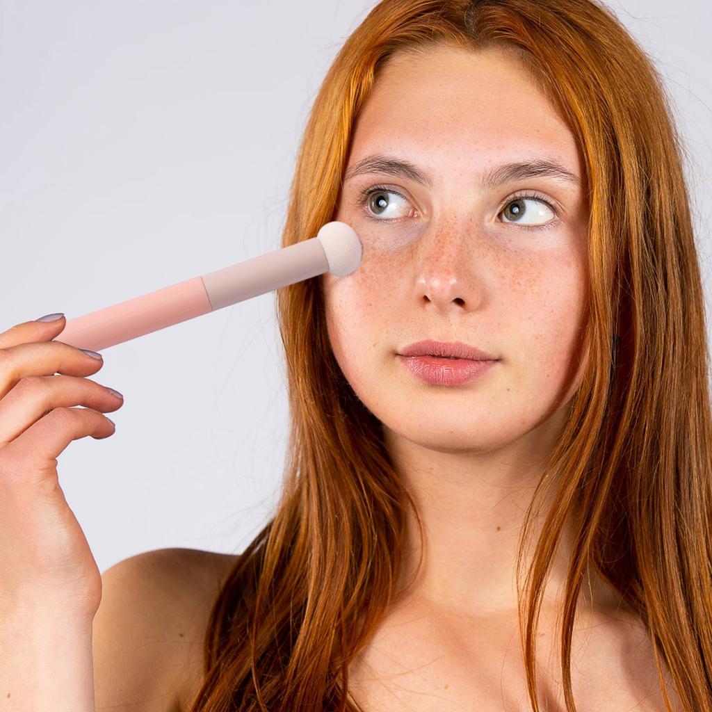 Круглая головка-губка Мягкая маленькая кисть для макияжа