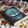 Handmade Leather Tree of Life Journal | 5x7" Vintage Notebook | Boho Spiritual Diary with Lock | Rustic Writing & Sketch Book