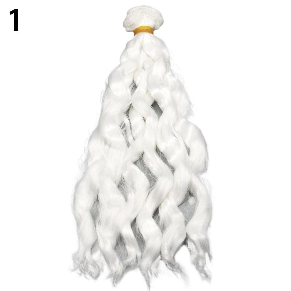 1PC Hot Synthetic Fiber 20cm Doll Wigs Wig Hair Long Straight DIY Dolls Accessories
