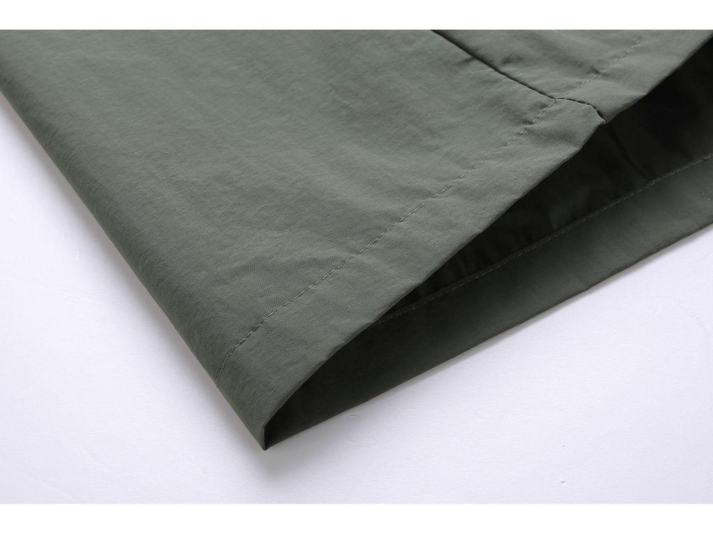 Мужская ветровка средней длины - Весна/Осень, Легкая, Повседневная для улицы, С несколькими карманами, Большого размера