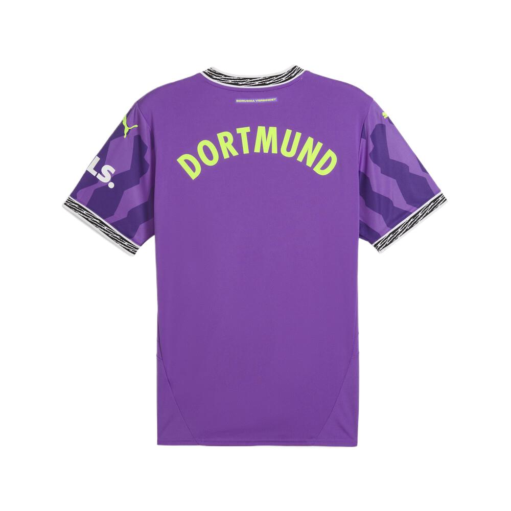 Puma Dortmund Series Comfortable Classic Skin-Friendly Commemorative Short Sleeve Football Shirt Men Tops 775350-99