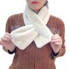 Scarf Women's Winter Imitation Rose Rabbit Fur Plush Shawl Thickened Fake Collar Scarf Women's Warm Thickened Plush Scarf Tide