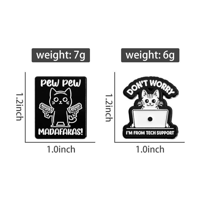Xiaomi 2-3Pcs/Set Cute Capybara Dog Duck Enamel Pins Cartoon Butterfly Coffee Cup Skull Game Badge Metal Brooch Jewelry Gift for Kid