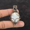 Mother Of Pearl Pendant Copper Wire Wrapped Pendant Handmade Pendant Beautiful Copper Jewelry Gemstone Pendant For Gift Wire Wrapped Jewelry