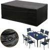 Garden Furniture Cover - Waterproof Tarpaulin Cover - Black - 180x120x74 Cm